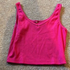 Hot pink tank top